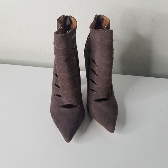 Steve Madden Cardii Cutout Suede Booties 6.5 M - Picture 3 of 12